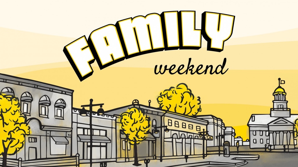 family weekend illustration