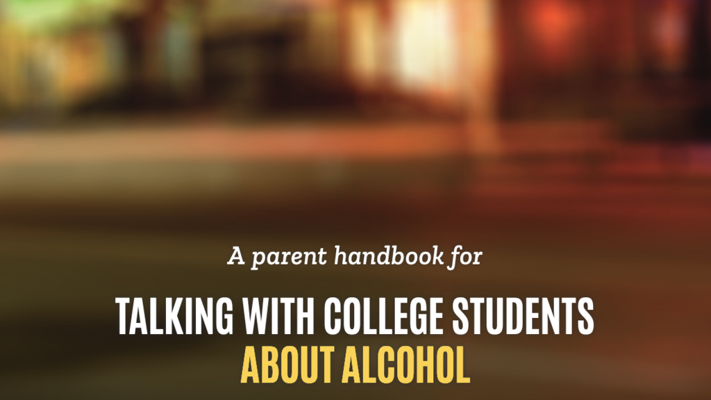 talking with college students about alcohol