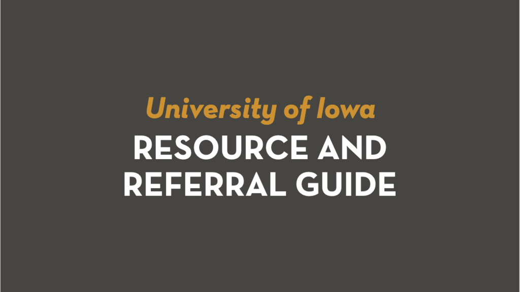 resource and referral guide